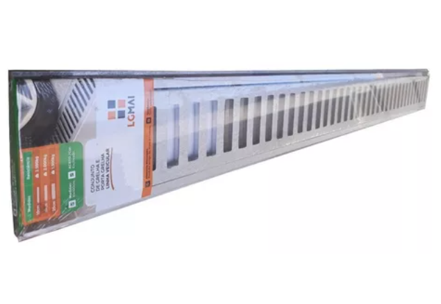 RALO LINEAR 10x100 GRELHA ALUMINIO VEICUL...