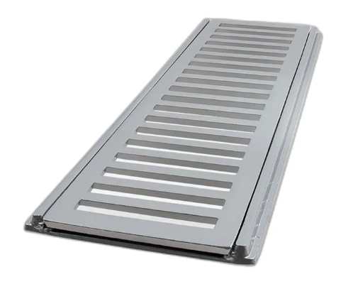 CONJUNTO DE GRELHA E PORTA GRELHA RETA 10...