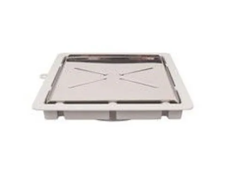 RALO OCULTO EM INOX 18x18cm LGMAIS