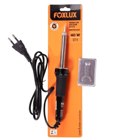 FERRO DE SOLDAR 40W 127V - FOXLUX