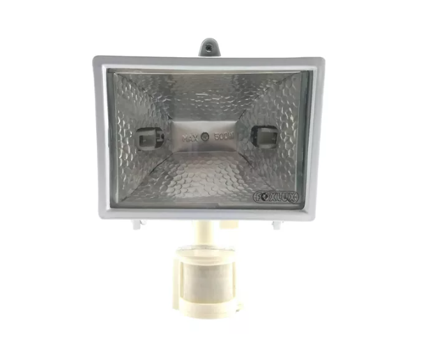 REFLETOR C/ SENSOR 300/500W BRANCO - FOXLUX