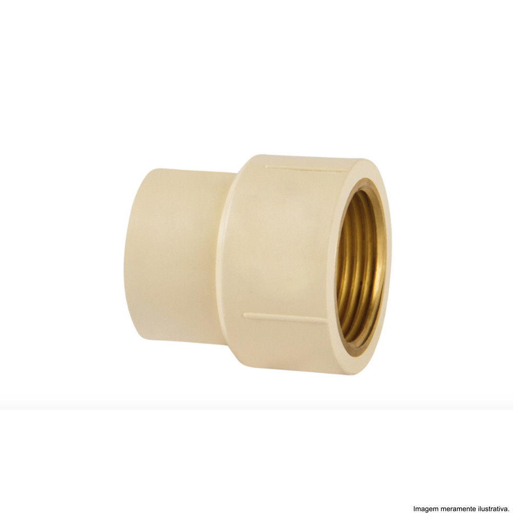 LUVA TRANSIÇAO FF SUPER CPVC/PVC DN22X25 ...