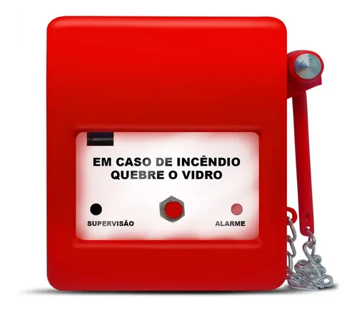 BOTOEIRA ALARME INCENDIO C/ SUPORTE 12/24...