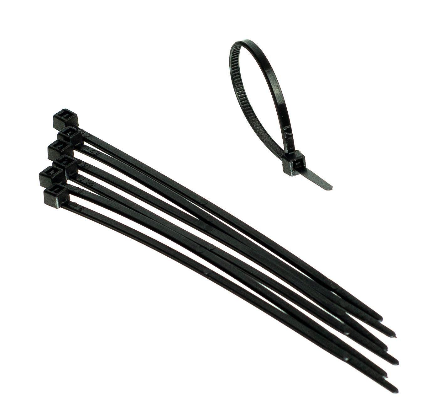 ABRACADEIRA NYLON 4,8X400 PRETO C/100 BRAFT