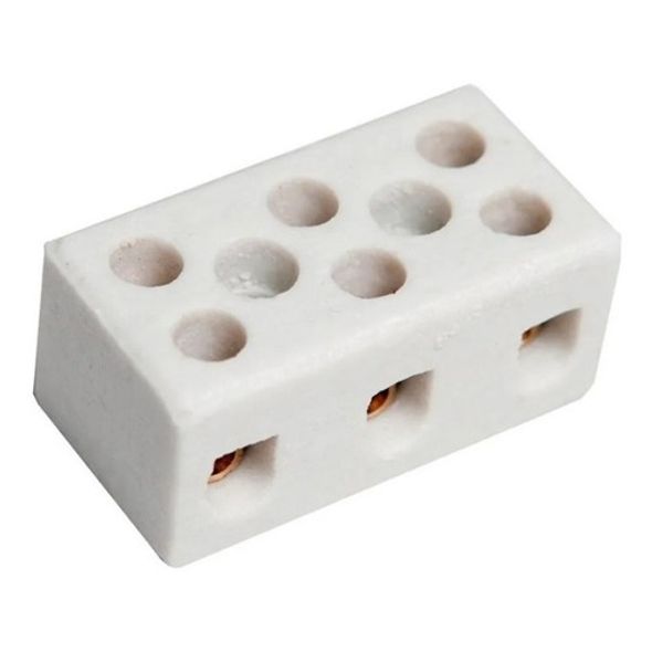 CONECTOR DE PORCELANA TRIPOLAR 16MM FOX